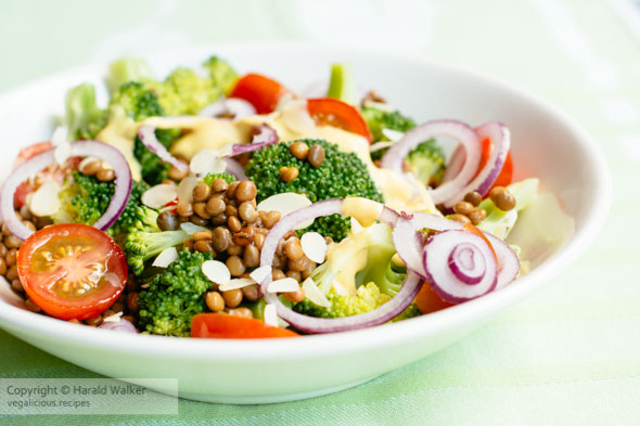 Review: Broccoli & Lentil Salad with Turmeric Yogurt Dressing