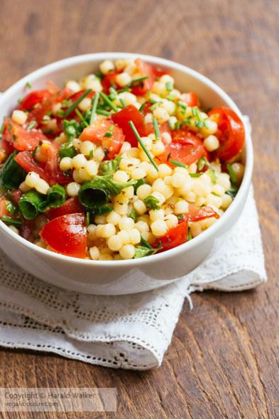 Tomato, Pearl Couscous and Herb Salad