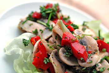 Fresh Mushroom Salad