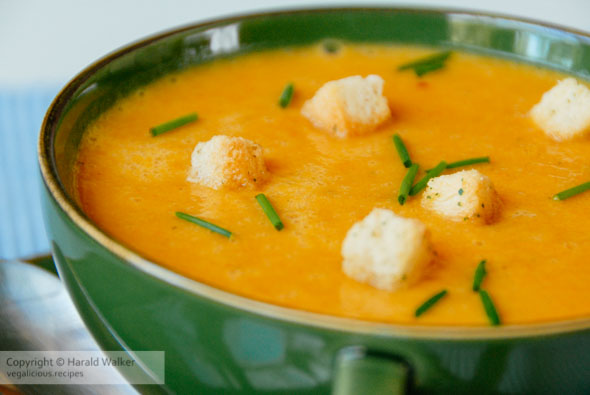 Ginger parsnip and carrot soup