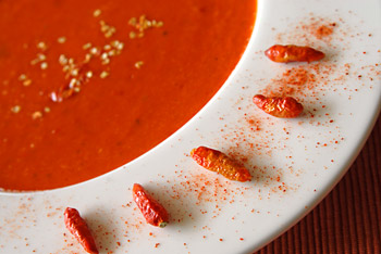 Asparagus & Red Bell Pepper Soup