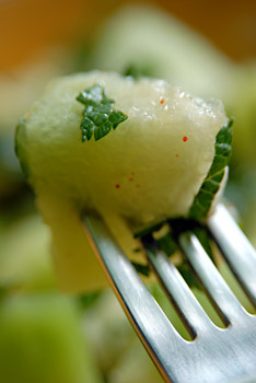 Mexican Minty Melon Salad