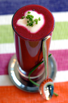 Spicy beet soup - cold
