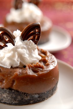 Chocolate Chestnut Blackbottom Pie