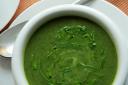 Spinach and Fennel Soup with Soy Yoghurt and Chives