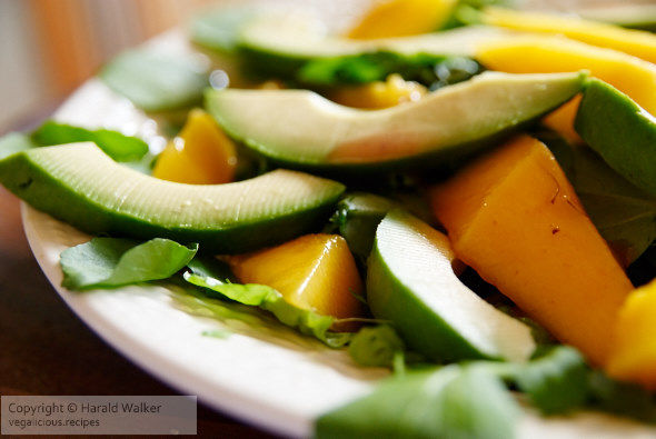 Mango, Avocado and Watercress Salad