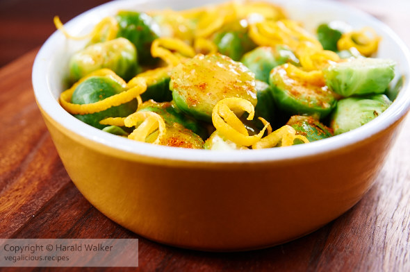 Brussels Sprouts with Orange and Chili