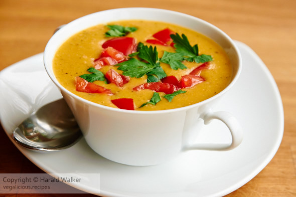 White bean and carrot soup