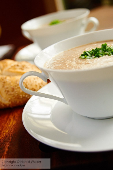 Mushroom and Walnut Soup