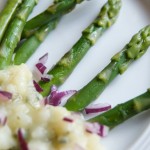 Asparagus with Potato Dressing