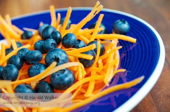 Carrot and Blueberry Salad