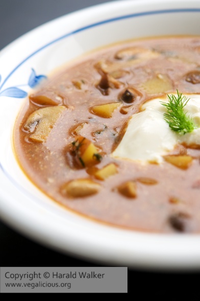 Creamy Hungarian Mushroom Soup