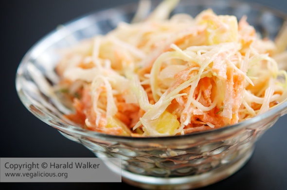 Mango and Carrot Coleslaw