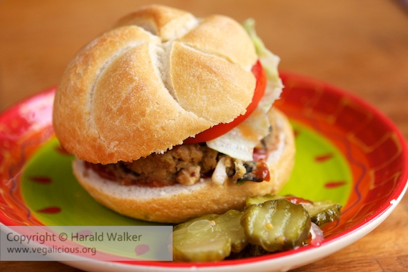 Vegan Eggplant Burger