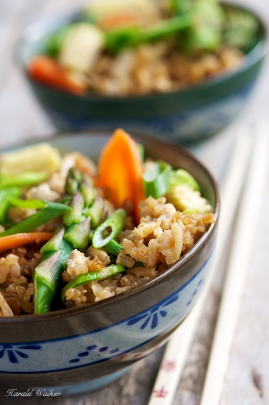 Fried Rice with Spring Vegetables