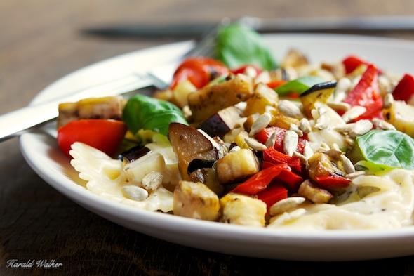 Creamy Pasta with Eggplant