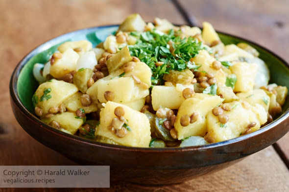 German Lentil Potato Salad