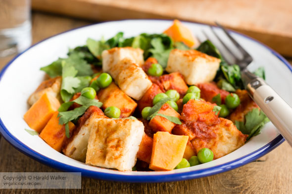 Tofu, Sweet Potato and Spinach Tandoori 