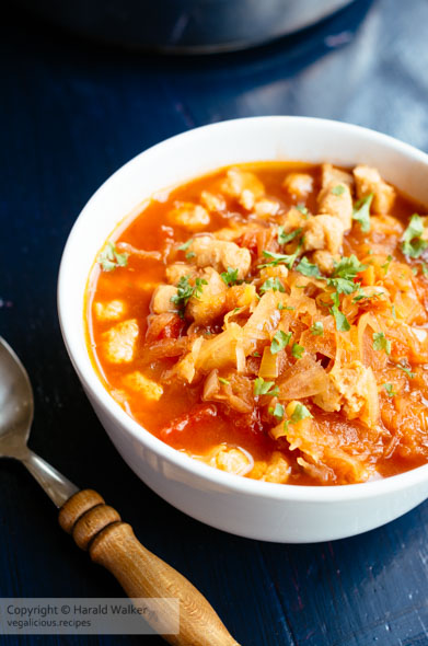 TVP and Sauerkraut Soup – Vegalicious Recipes