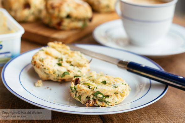 Spinach and Sun-dried Tomato Biscuits
